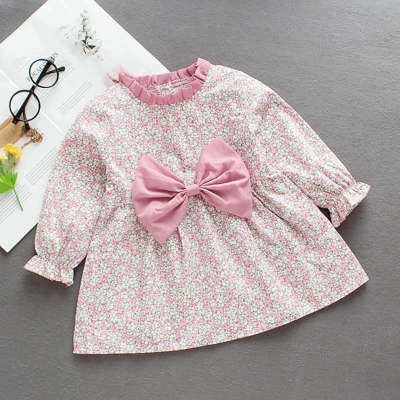 Bowknot Dress for Toddler Girl Wholesale Children's Clothing - PrettyKid