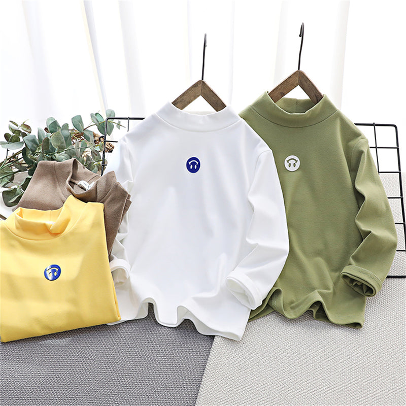Wholesale Kid Solid Color Long Sleeve T-shirt in Bulk - PrettyKid