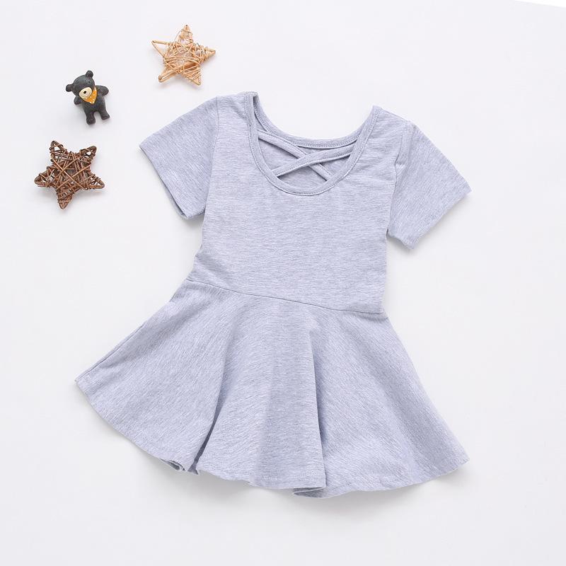 Short Sleeve Dress for Toddler Girl Wholesale Children's Clothing - PrettyKid