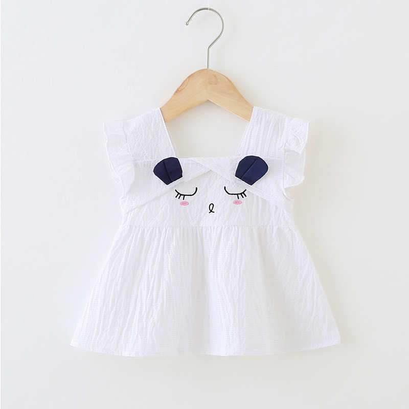 Baby Girl Cat Pattern Dress - PrettyKid