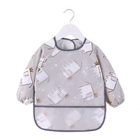 plain baby grows wholesale Cartoon Print Long-sleeve Baby Gown - PrettyKid