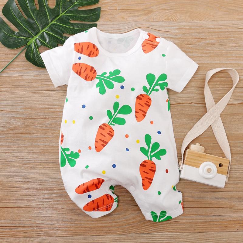Cute Vegetable Printed Bodysuit Wholesale children's clothing - PrettyKid