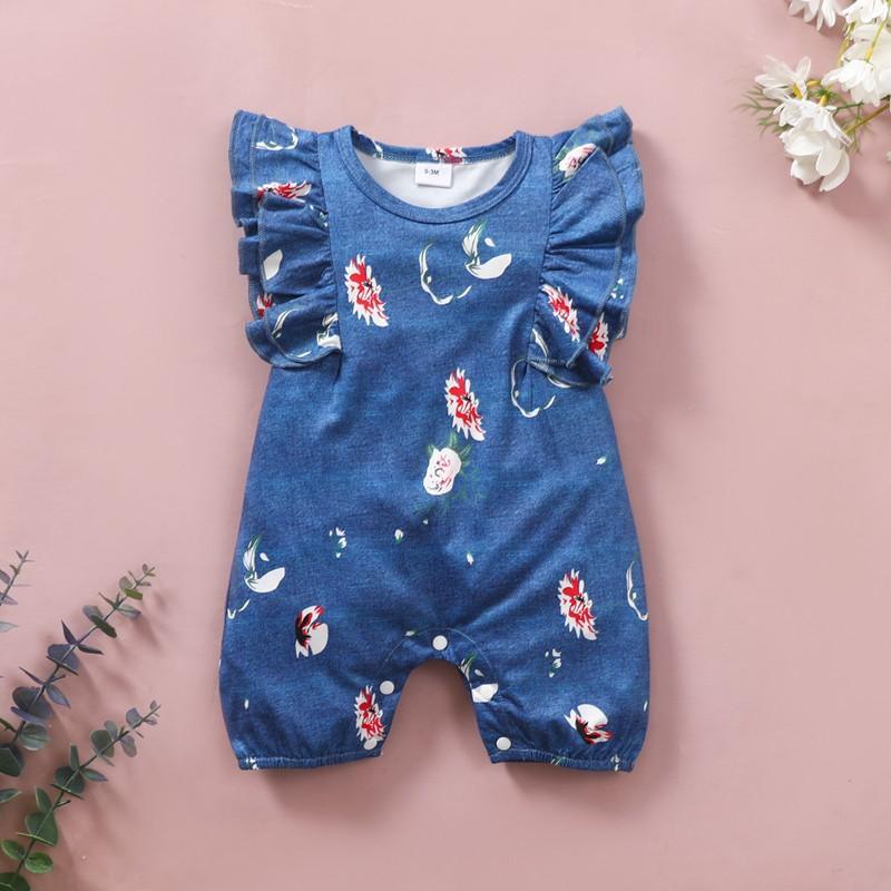 Floral Jumpsuit for Baby Girl - PrettyKid