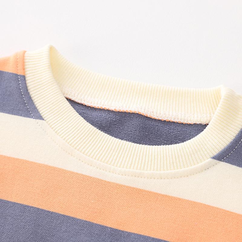 2-piece Striped Sweatshirts & Dungarees for Children Boy - PrettyKid
