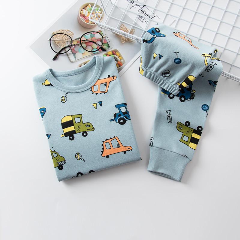 2-piece Cartoon Pattern Pajamas Sets for Children Boy - PrettyKid
