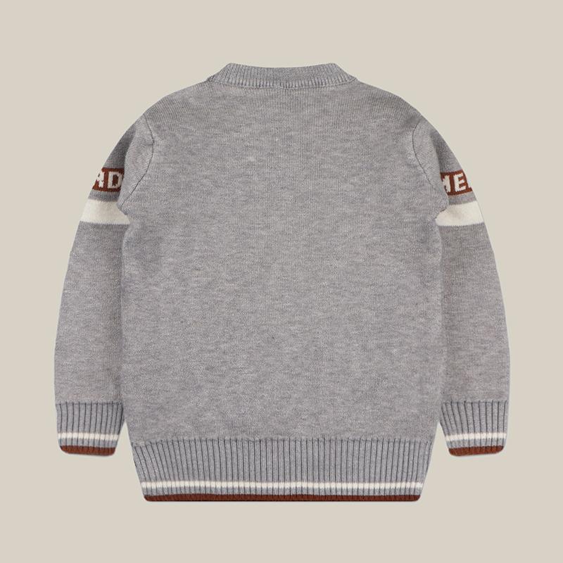 Letter Pattern Sweater for Children Boy - PrettyKid