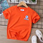 2-9Y Toddler Boys T Shirts Letter Cartoon Print Crew Neck Short Sleeve Wholesale Boy Boutique Clothes - PrettyKid