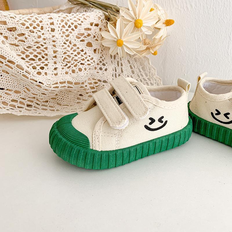 wholesale boys clothing Toddler Color-Block Velcro Canvas Shoes Wholesale - PrettyKid