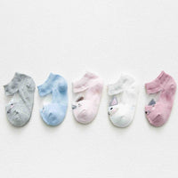 5-piece Cartoon Design Yarn Socks - PrettyKid