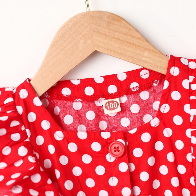 Toddler Girl Polka Dot Dress - PrettyKid