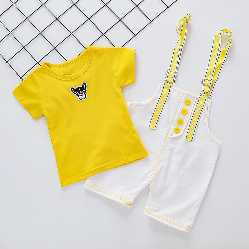 2-piece T-shirt & Bib Pants for Children Boy - PrettyKid