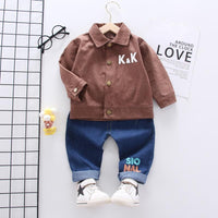 Letter Pattern Shirt for Children Boy - PrettyKid