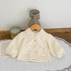 Wholesale Baby Floral Pattern Lace Decor Casual Jacket in Bulk - PrettyKid