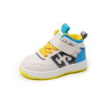 Wholesale Toddler Color-Block Velcro Gaobang Sneakers in Bulk - PrettyKid