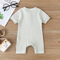 Baby Solid Pattern Bodysuit - PrettyKid