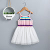 Color Match Stripe Dress for Toddler Girl Wholesale children's clothing - PrettyKid