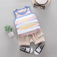 Strip Tank Top and Shorts Set - PrettyKid