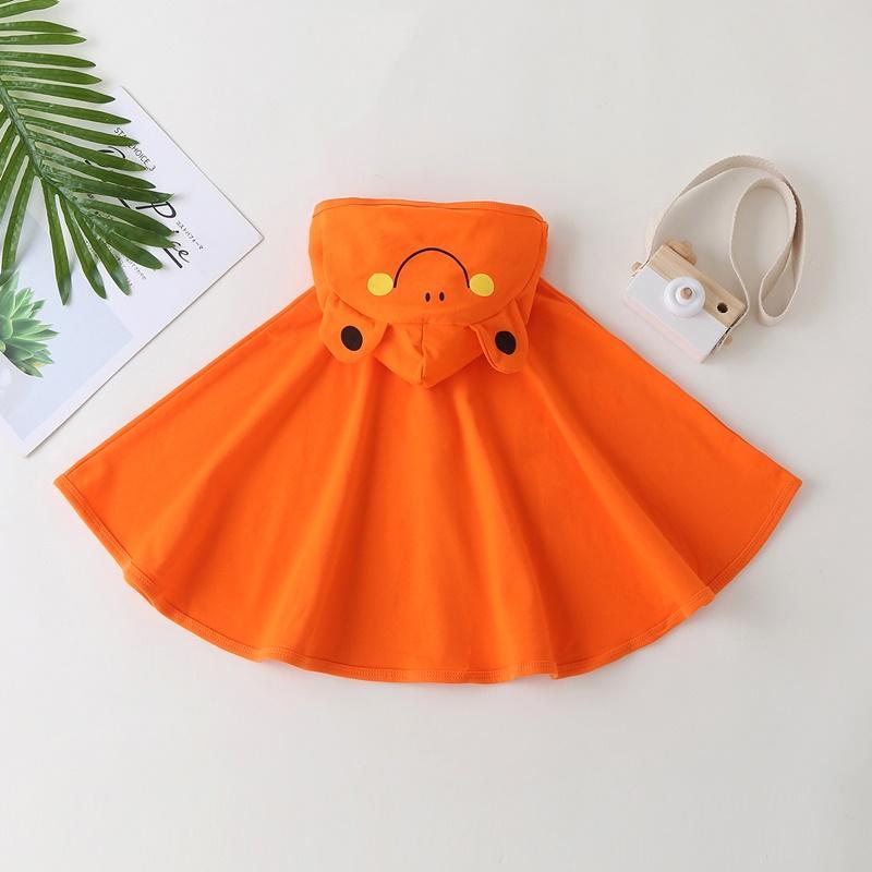 Cartoon Frog Pattern Cloak for Toddler Girl - PrettyKid