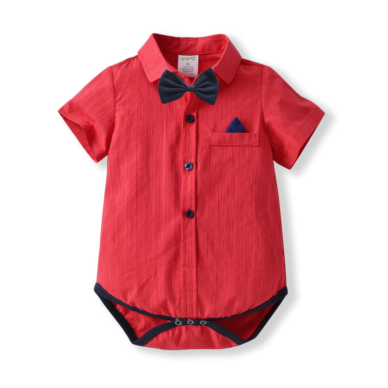 3-18months Baby Onesies Newborn Boy Short-Sleeved Baby Triangle Romper Wholesale Baby Clothes - PrettyKid