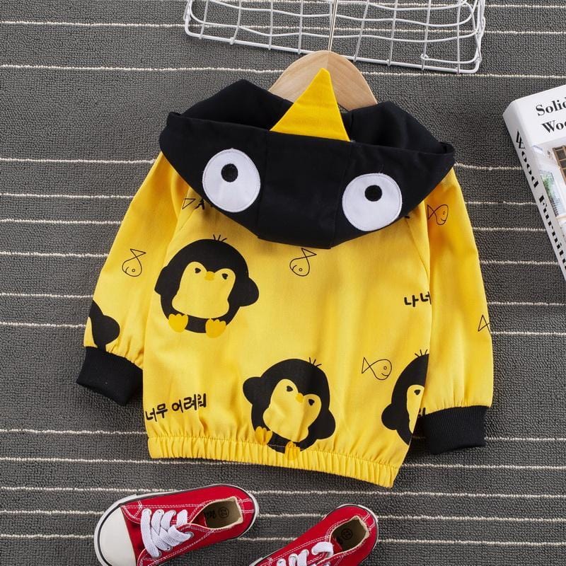 Penguin Pattern Jacket for Children Boy - PrettyKid