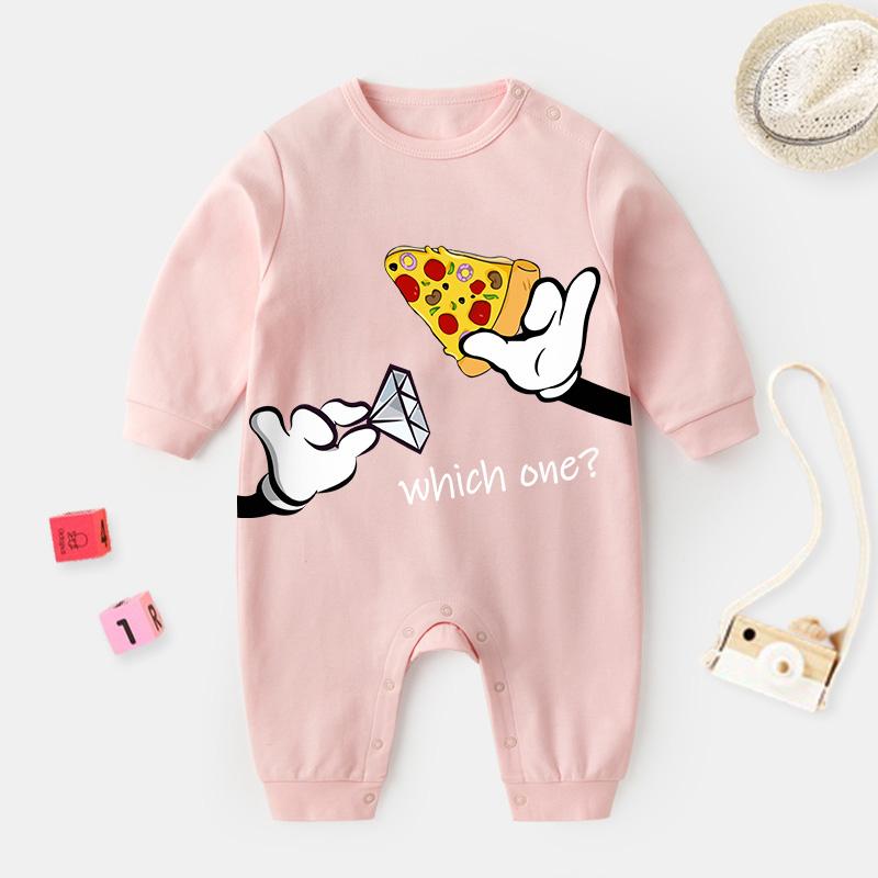 Pizza Pattern Jumpsuit for Baby - PrettyKid