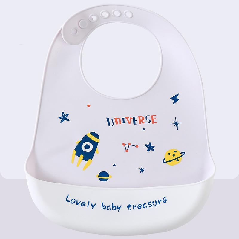 Cartoon Waterproof Three-dimensional Silicone Bib - PrettyKid