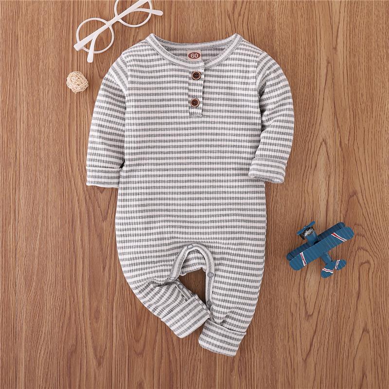 Striped Jumpsuit for Baby Wholesale children's clothing - PrettyKid