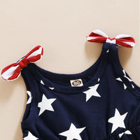 Toddler Girl Independence Day Dress - PrettyKid