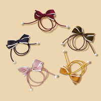 Girl 5pcs Bowknot Decor Hair Copes - PrettyKid