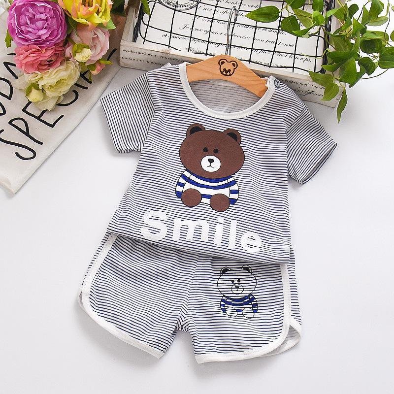 2-piece T-shirt & Shorts for Toddler Boy Wholesale Children's Clothing - PrettyKid