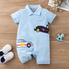 Baby Boy Animal Pattern Bodysuit - PrettyKid