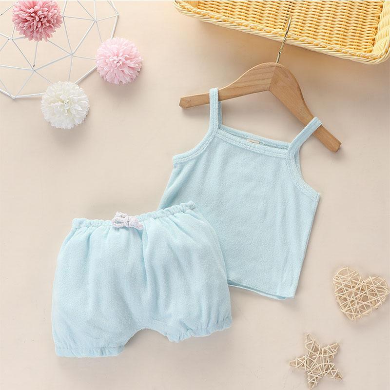 2-piece Sling Top & Shorts for Baby Girl - PrettyKid