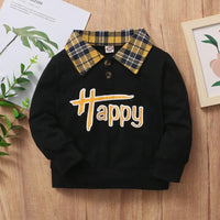 Plaid Sweatshirt for Children Boy - PrettyKid