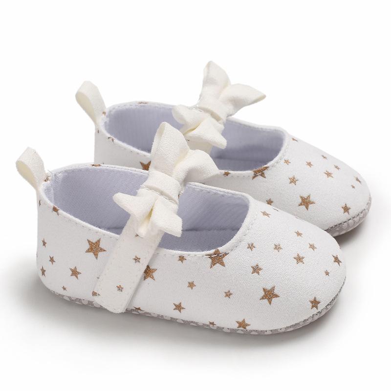 Velcro Bowknot Baby Shoes - PrettyKid