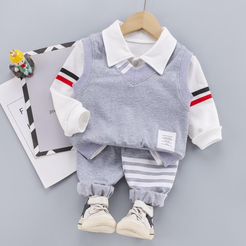 3-piece Vest & Shirt & Pants for Children Boy - PrettyKid