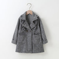 Ruffle Duffle Coat for Toddler Girl - PrettyKid