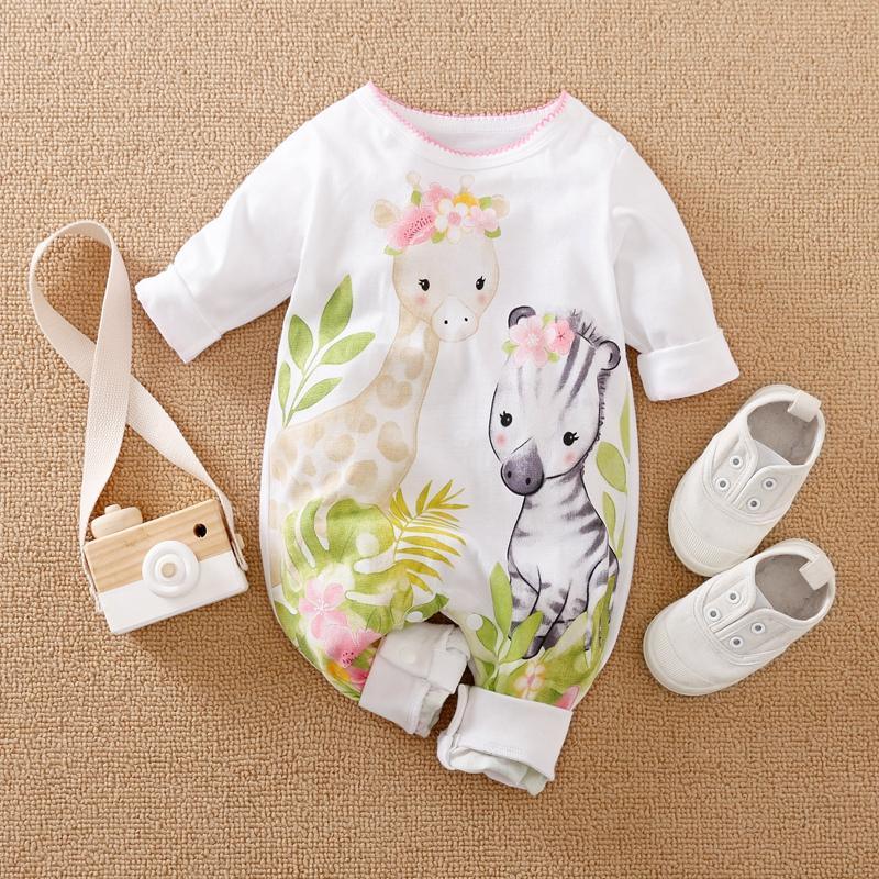 Cartoon Design Jumpsuit for Baby Girl Wholesale children's clothing - PrettyKid