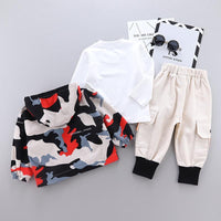 3-piece Camouflage Coat & Sweatshirt & Pants for Children Boy - PrettyKid