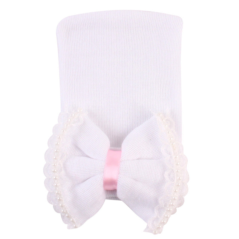 Wholesale Baby Lace Bowknot Decor Hat in Bulk - PrettyKid