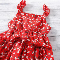 Toddler Girl Tiered Hem Floral Cami Dress - PrettyKid