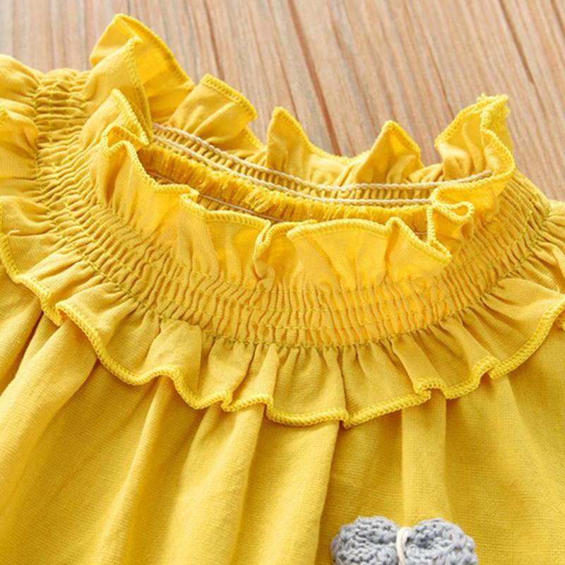 Ruffle T-shirt for Toddler Girl Wholesale Children's Clothing - PrettyKid