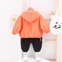 2-piece Letter Pattern Hoodie & Pants for Children Boy - PrettyKid