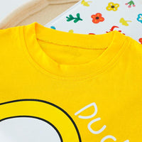 Toddler Boy Duck Print T-shirt & Duck Print Shorts - PrettyKid