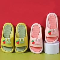 wholesale kids boutique clothing Kid Girl Cartoon letter Pattern Non-slip Slippers Wholesale - PrettyKid