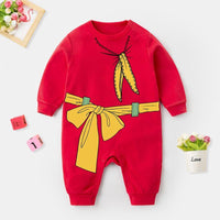 Bowknot Pattern Jumpsuit for Baby - PrettyKid