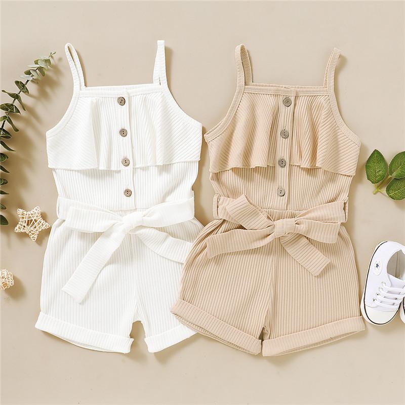 Solid Sling Bodysuit for Children's Clothing Wholesale - PrettyKid