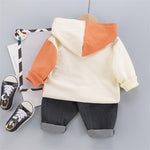 2-piece Letter Pattern Hoodie & Pants for Children Boy - PrettyKid