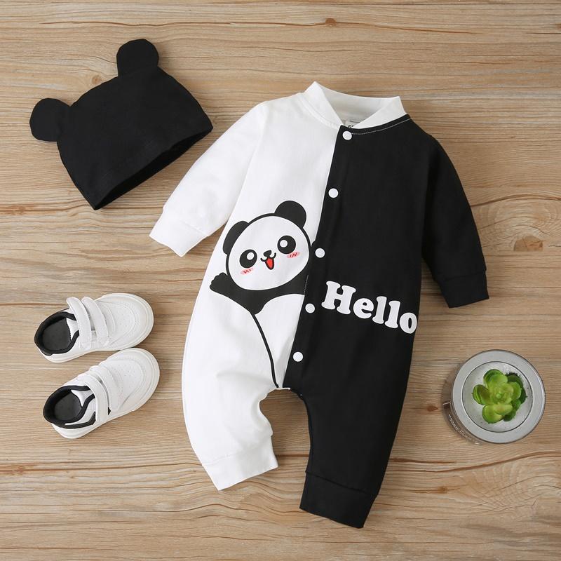 2-piece Jumpsuit & Hat for Baby Children's Clothing - PrettyKid