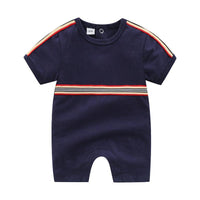 Short Sleeve Striped Bodysuit for Baby - PrettyKid