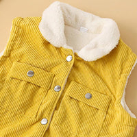 Extra Thick Gilet for Toddler Girl - PrettyKid